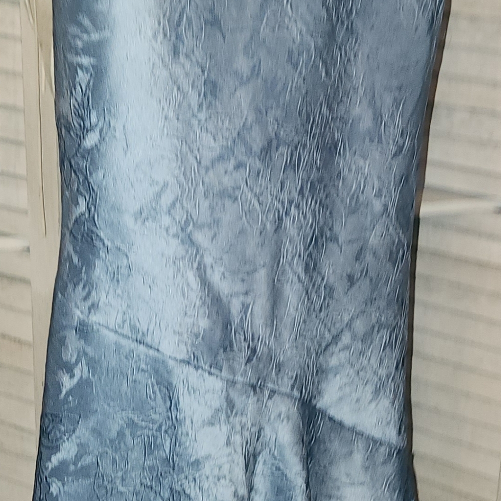 Light Blue Jacquard Dress